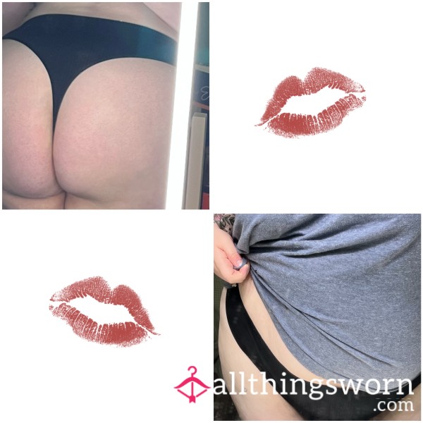 Sneaky Black Thong 🤭🖤