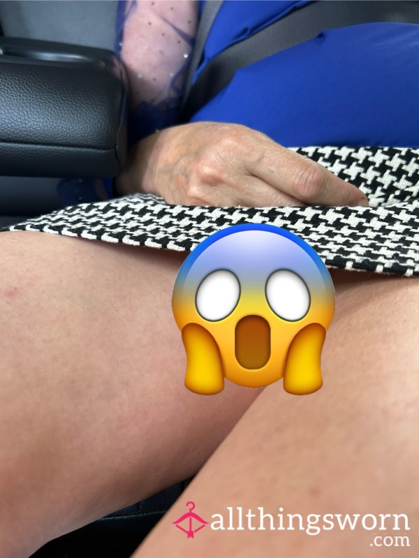 Sneaky Upskirt Pix By My Driver😱
