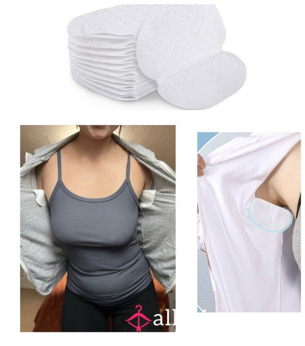 SNIFF MY PITS 🤭  2 Sweaty Armpit Pads 💦💪🏻 2 DAY WEAR