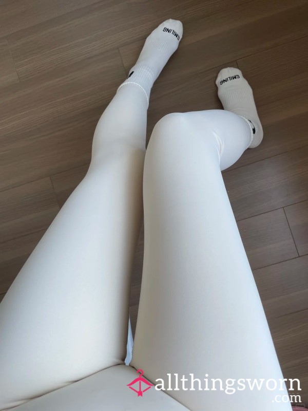 Sniffing These Leggings Through The Screen Isn't Enough. Treat Yourself To The Real, Physical Asian Scent. 🍑The Darker The Sweat Stain, The Sweeter The Scent. Look Closely.