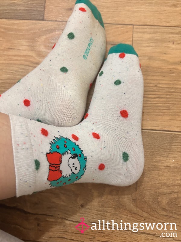 Snoopy Christmas Socks
