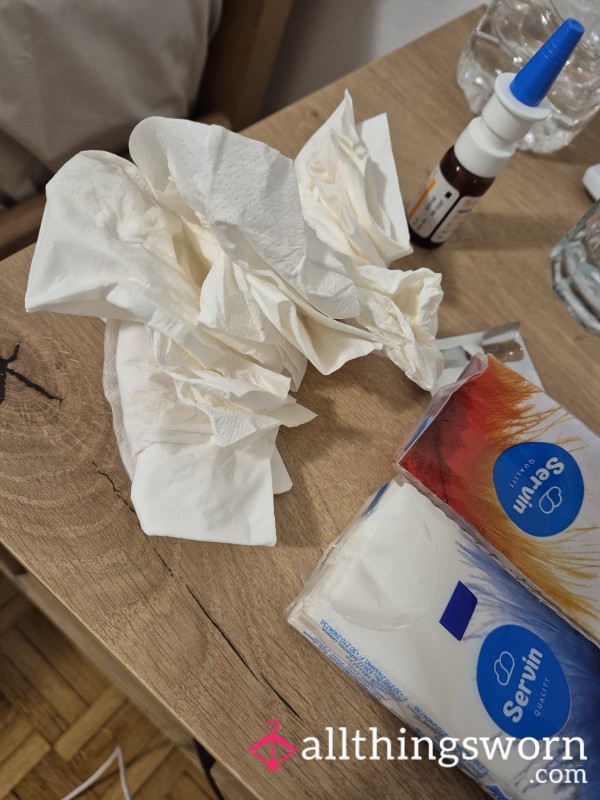 Snot-covered Tissues 🤧🤒
