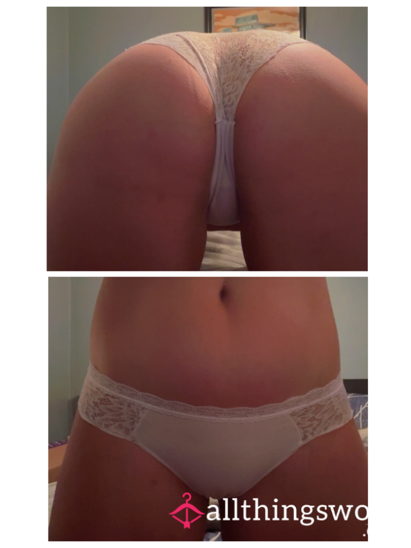 Snow White, Not So Innocent – Lacy Cheekies Soaked In Me