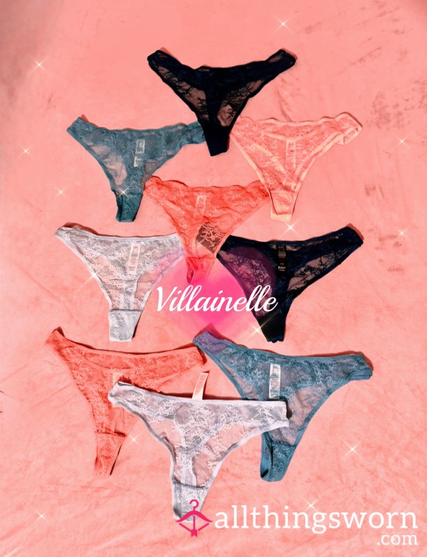 💦 Soaked In 🐱 Honey 🍯 Lace Thongs - Pick & Choose