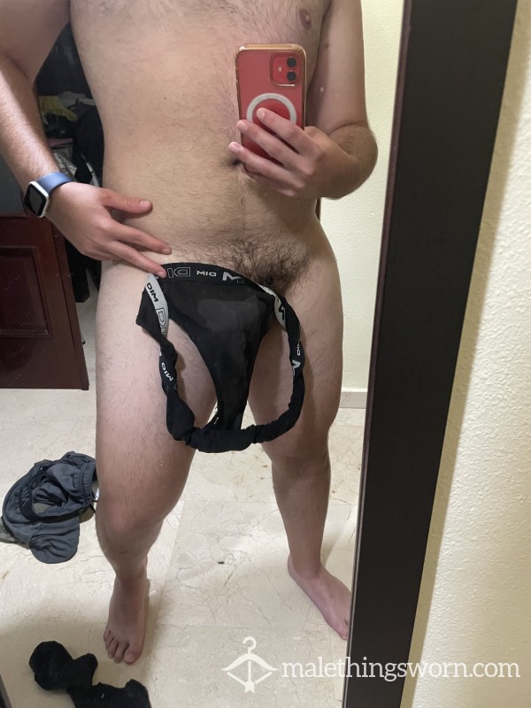 🔥 Soaked & Sweaty Gym Briefs – Fresh From Intense Workout