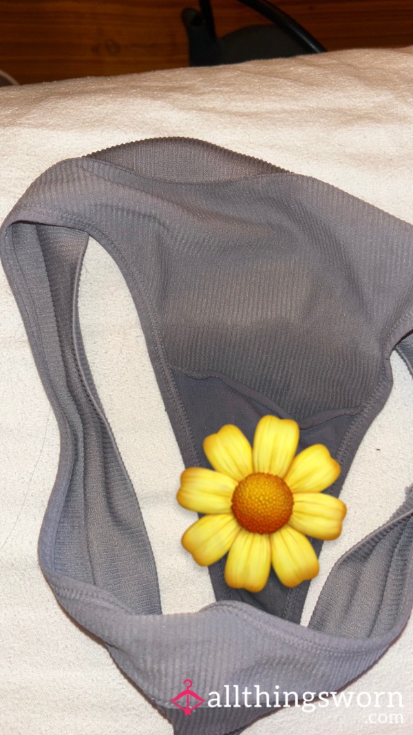 Soaked Thong After Intense Squirting Session