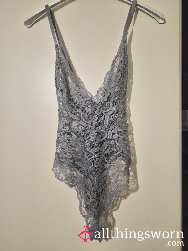 Soaked Through Grey Bodysuit