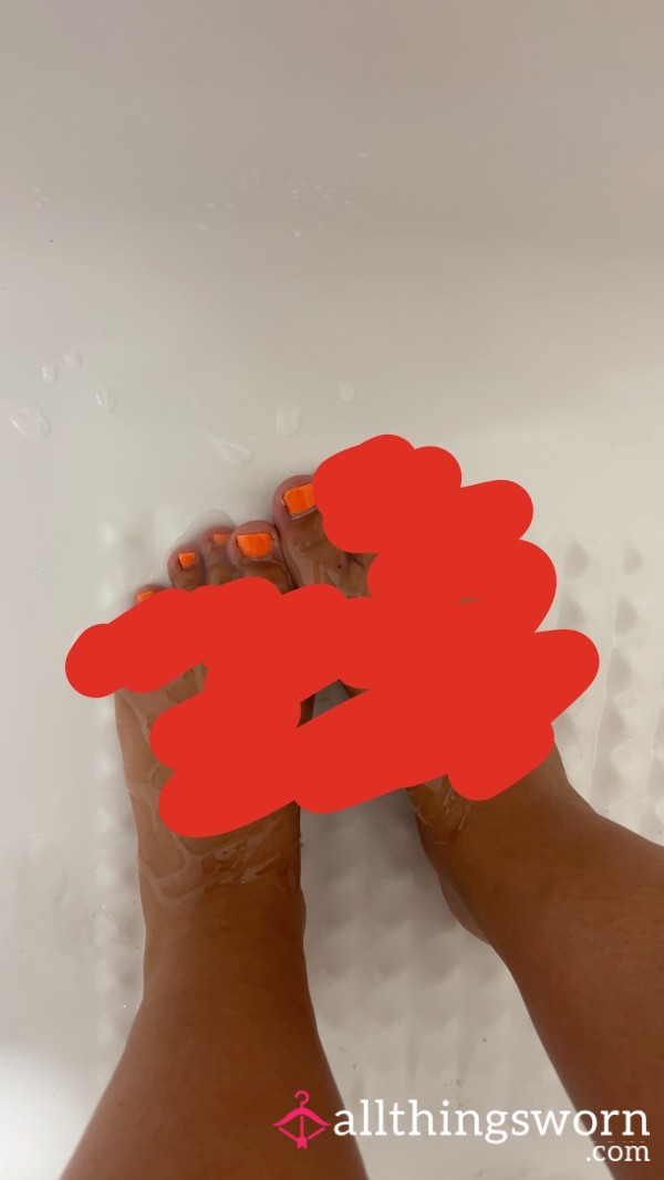 Soaking Wet Feet Pic