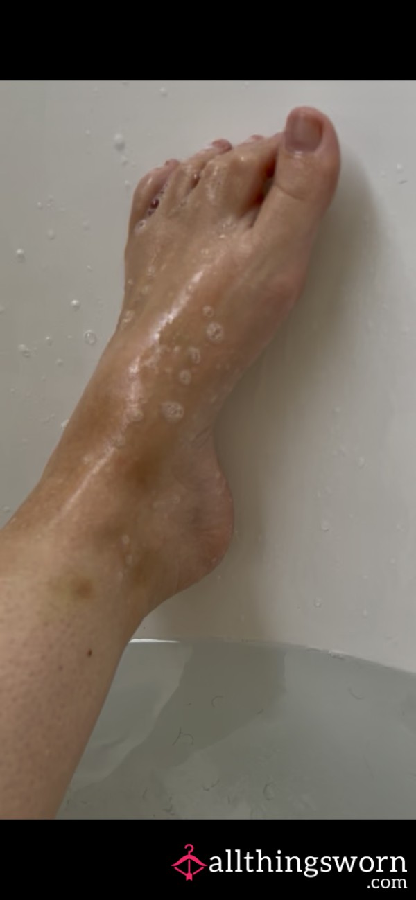 Soapy Slippery Toes