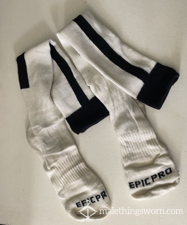 Soccer Cheesy Rank Thick Knee High Socks