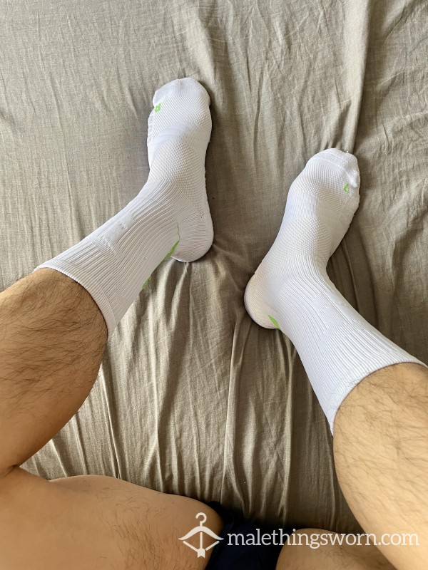 Worn White Socks