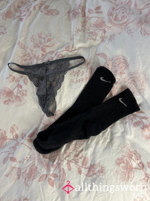 Sock And Thong Bundle 💋🧦