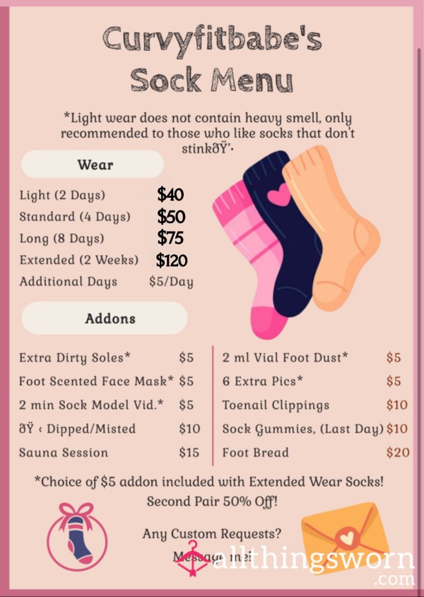 Sock Menu
