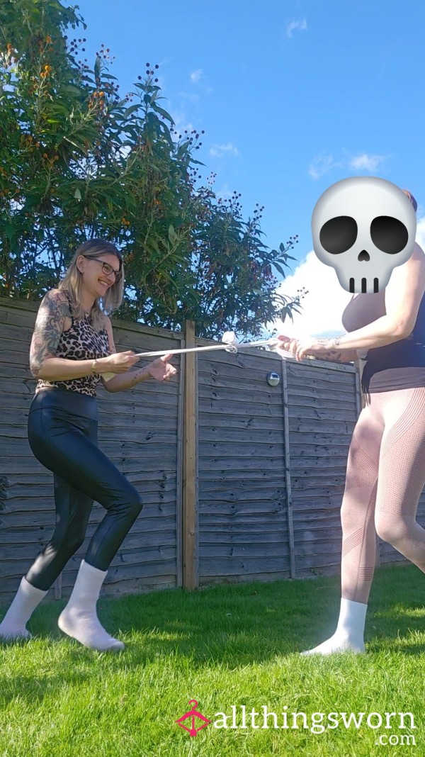 🧦 Sock Tug-of-War Challenge 🧦