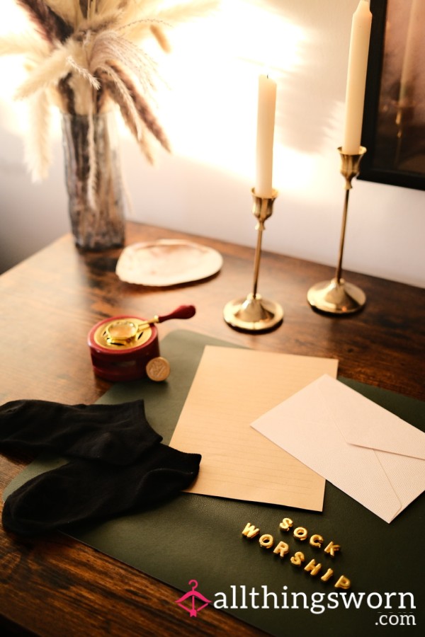 Sock Worship Ritual Kit 🖤