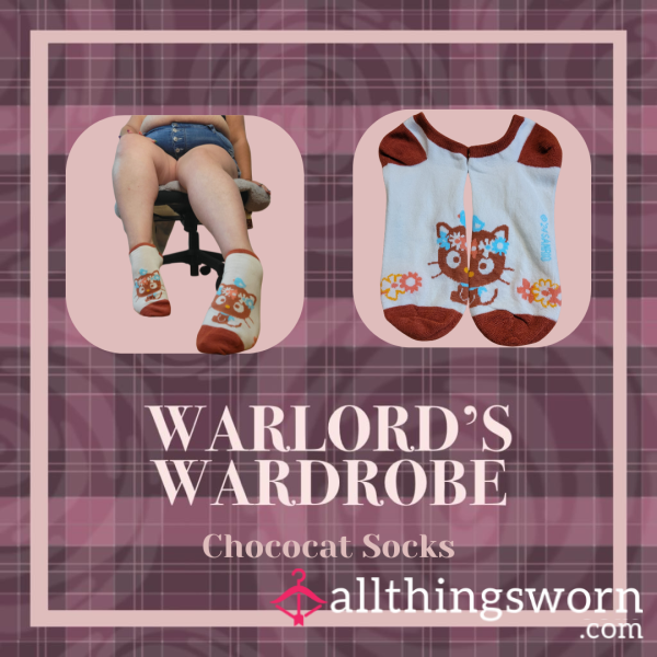 Warlord's Wardrobe: Chococat Ankle Sockies 🐈