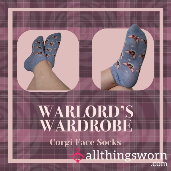Warlord's Wardrobe: Corgi Face Socks