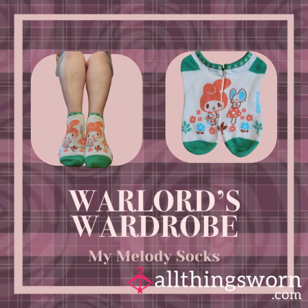 Warlord's Wardrobe: My Melody Ankle Sockies 🐇