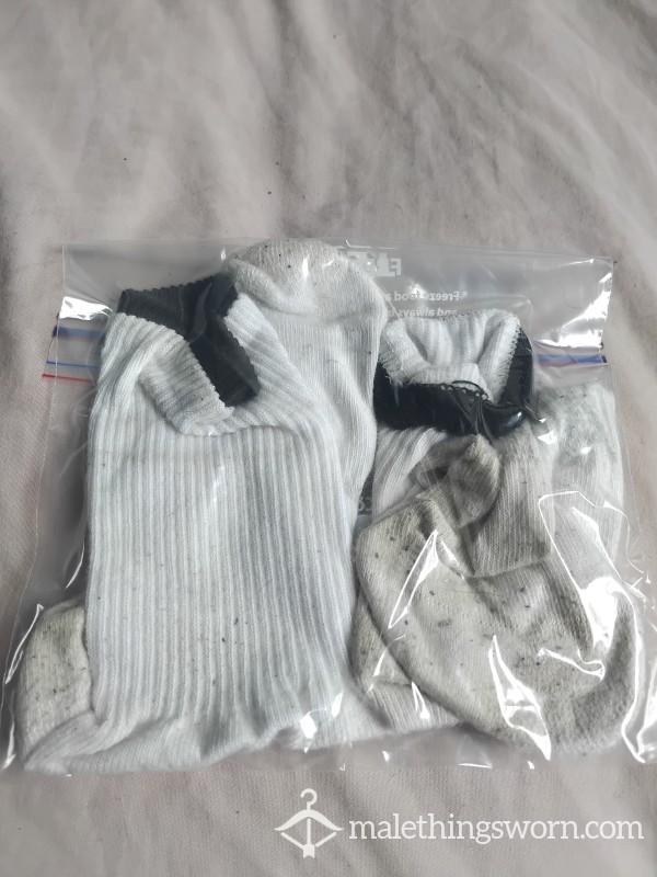 Socks: 3 Days Worn White Socks