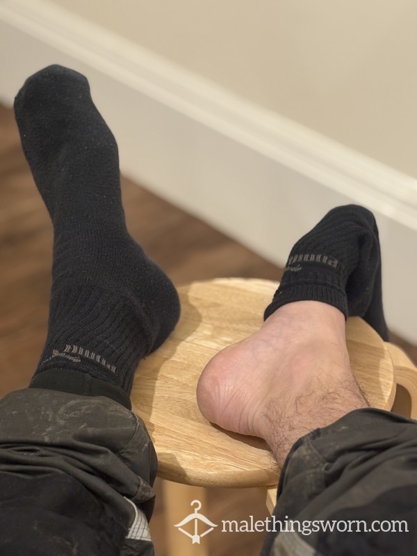 Socks With 5 Days Of Wear 💦 In The Work Boot