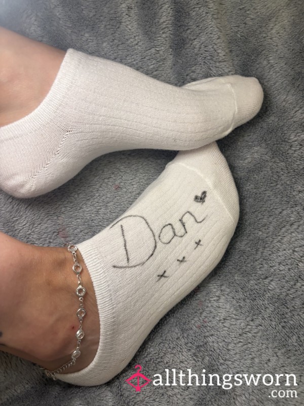 Socks With Personalised Name And Days Worn
