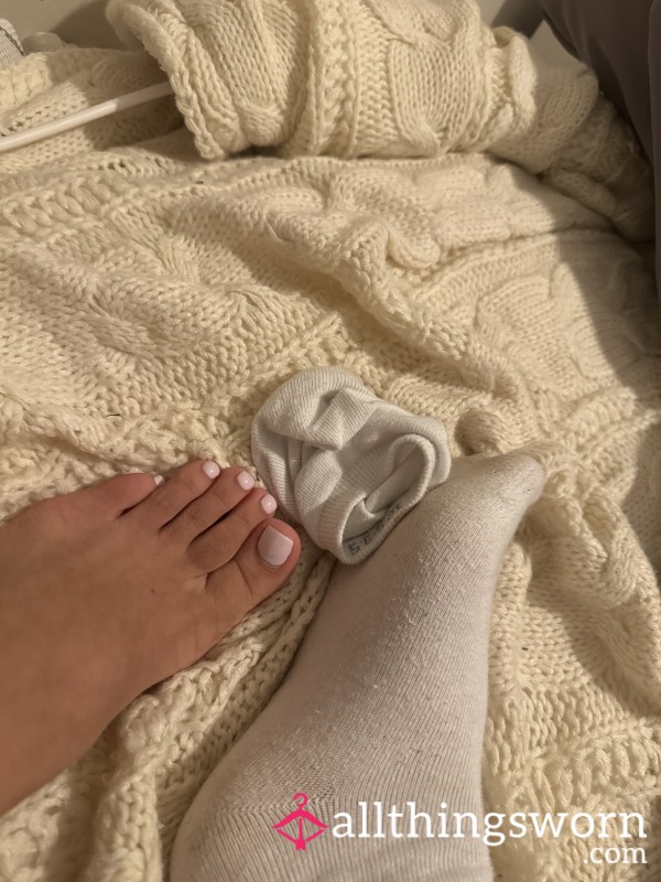 Socks Worn All Day On Pretty Size 4 Feet