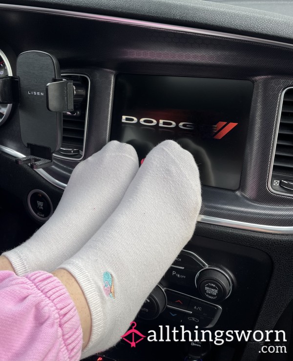 Socks Worn Driving The Dodge Charger Around Today