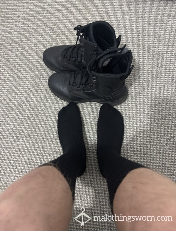 Socks Worn For 8 Hour Work Shift, Worn Inside Boots