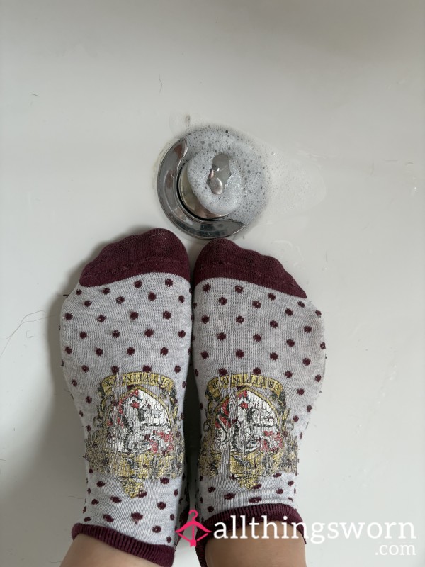 Socks Worn For Bathroom Cleaning