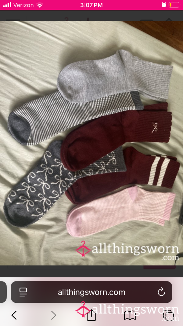 Socks Worn Just For You My Love