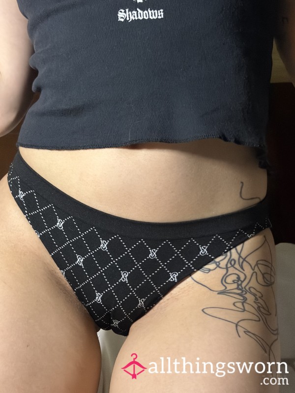 Soft Black And White Victoria's Secret Panties (24 Hrs) 💖