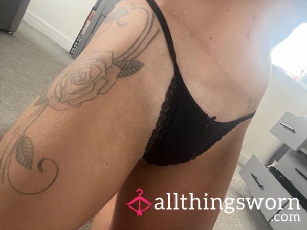 Soft Black G-String