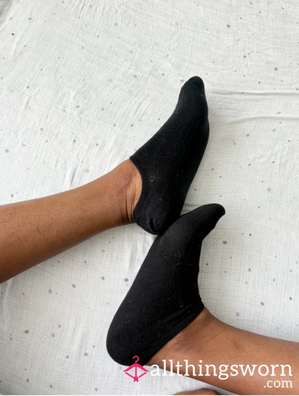 Soft Black Socks — Worn 1 Day
