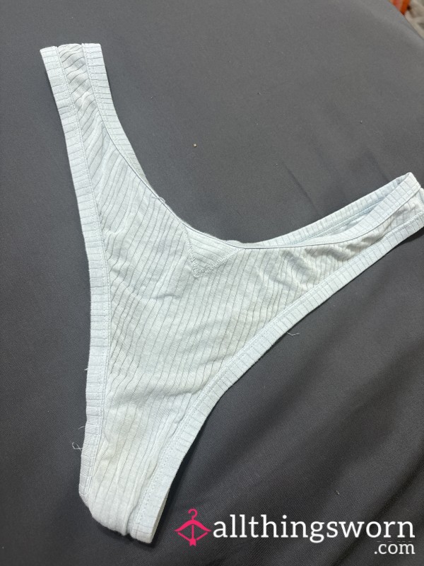 Soft Blue Thong