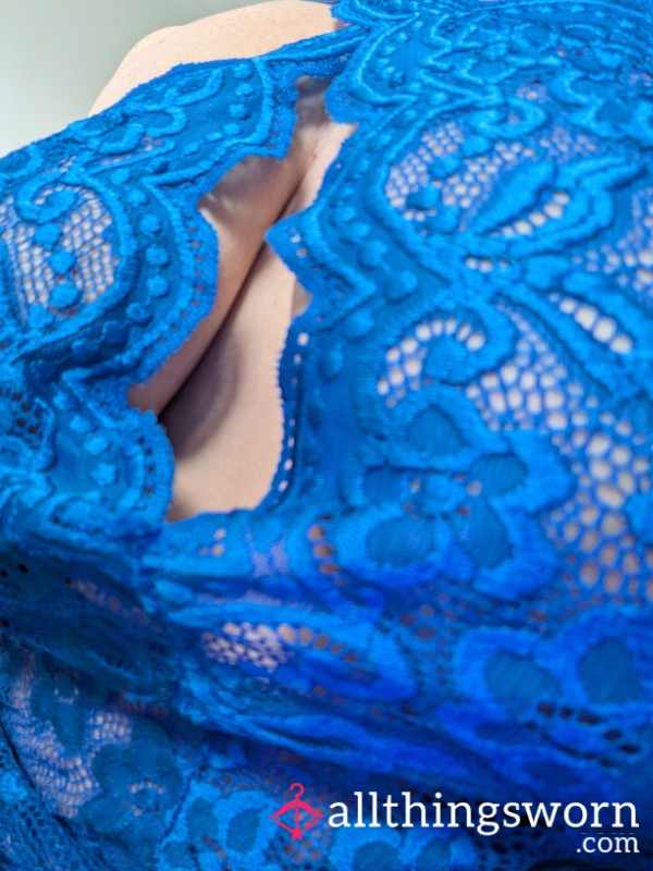 Soft Blue Worn And Warm