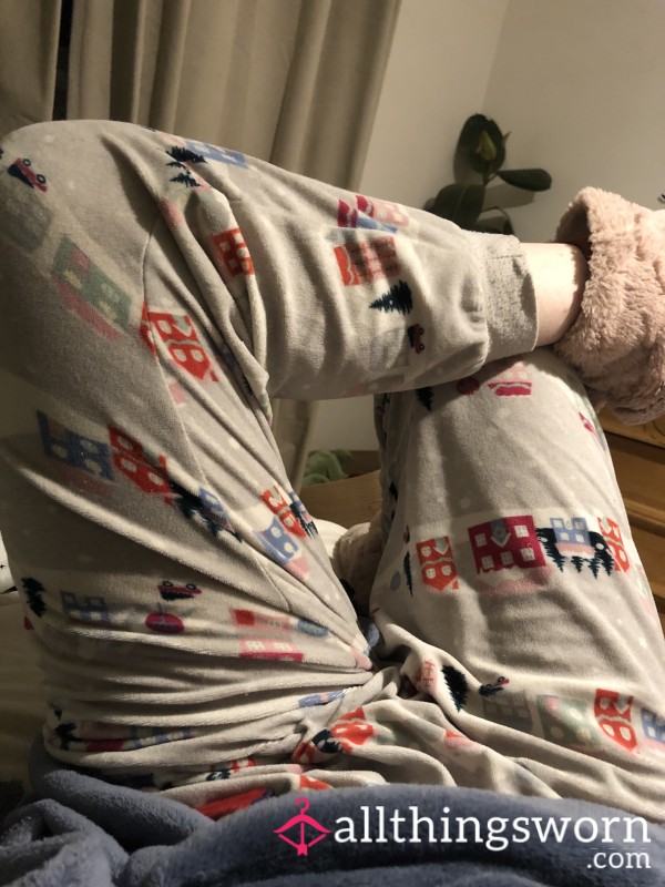 Soft Christmas Worn Pyjama Trousers - Wear For Up To 7 Nights