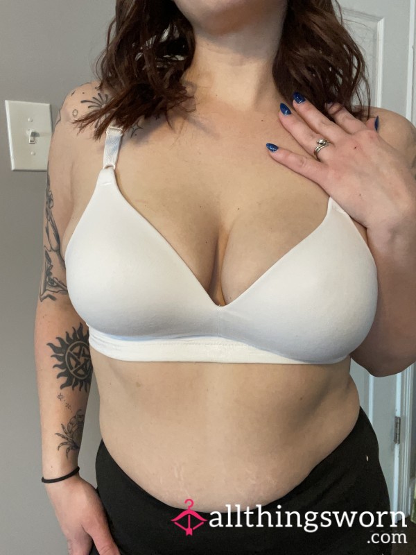 Soft Comfortable White Bra