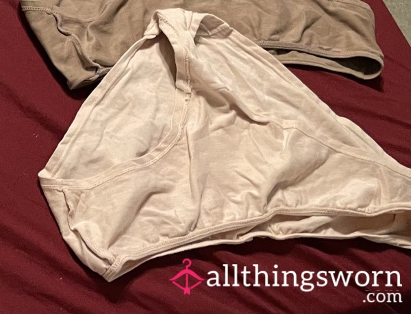 Soft Cotton Panties – Worn All Day With My Natural Scent
