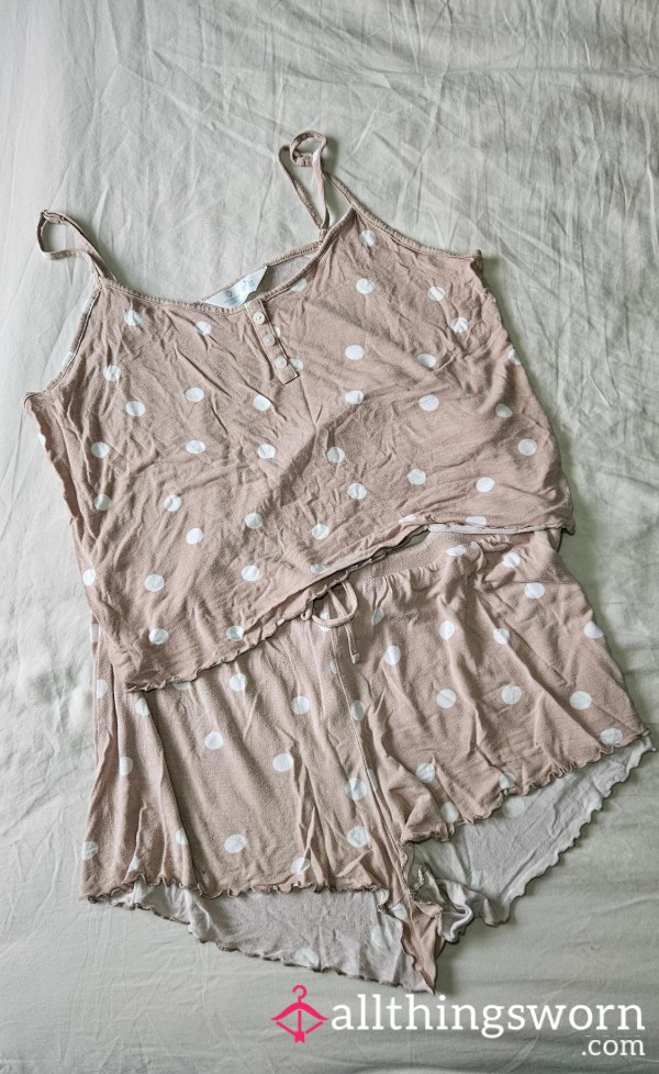 Soft Cotton Pj Set — Properly Worn & Unwashed 🤍