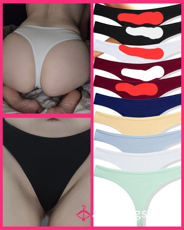 Soft Cotton Thongs Variety
