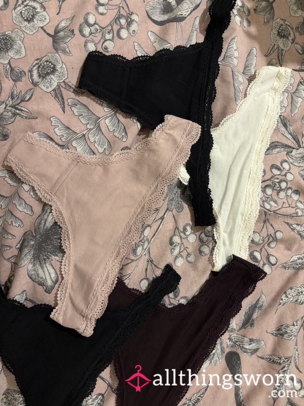 Soft Cotton Thongs Worn By A Runner 💦