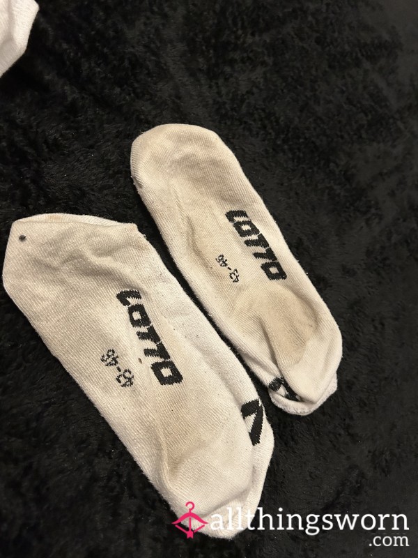 🧦 Soft & Dirty – Naturally Worn White Socks 💋