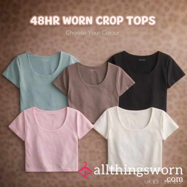Soft, Fitted Gym Crop Tops - 24hr Wear & Gym Session Included