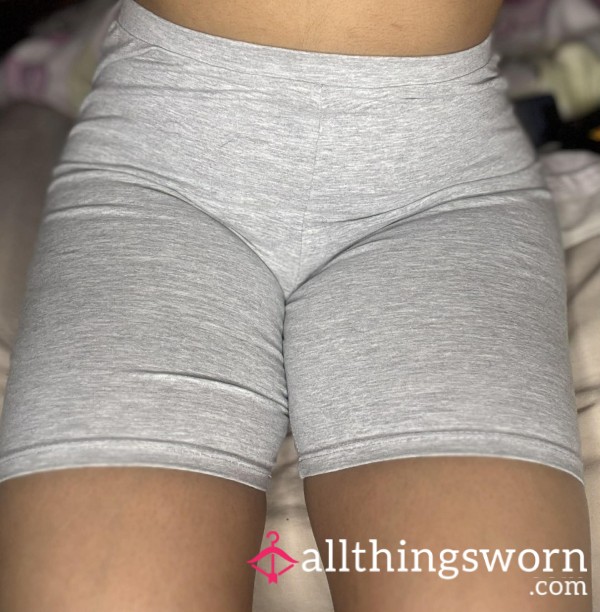 Soft Grey Cycle Shorts