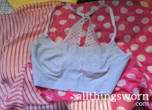 Soft Grey Sports Bra
