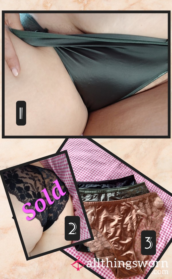 Soft, Lace Panties, Worn For You To Enjoy My Arse And Pu**y. Inhale Me, Taste Me 🩷