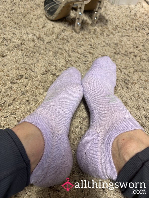 Soft Light Purple Ankle Socks