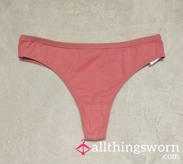 Soft N' Supple Cotton Thong: Blush