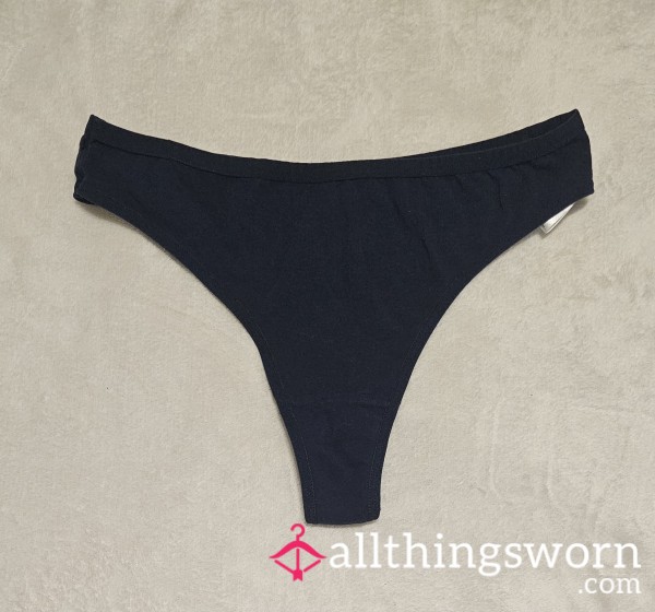 Soft N' Supple Cotton Thong: Royal Blue