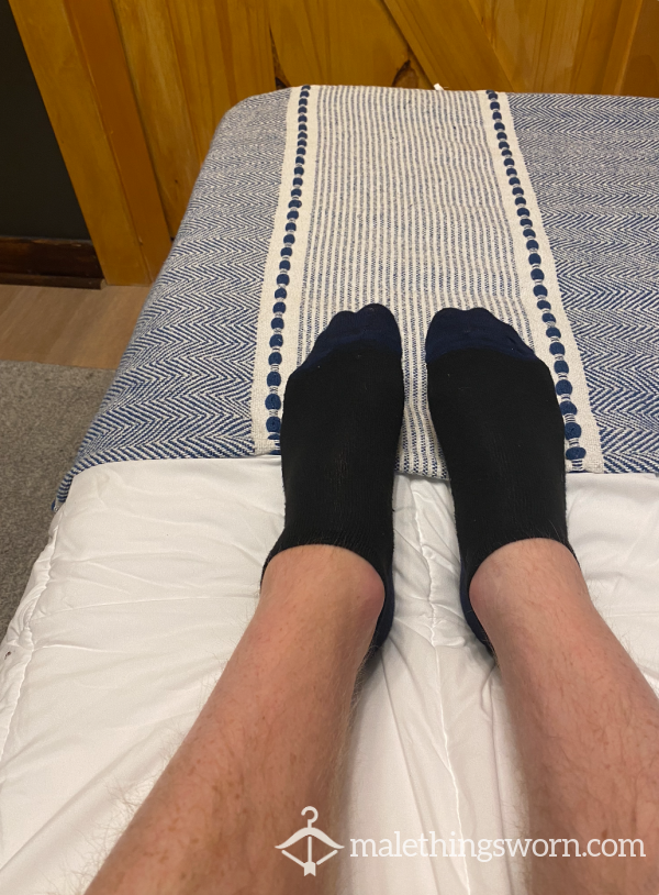 Soft Navy-blue Ankle Socks